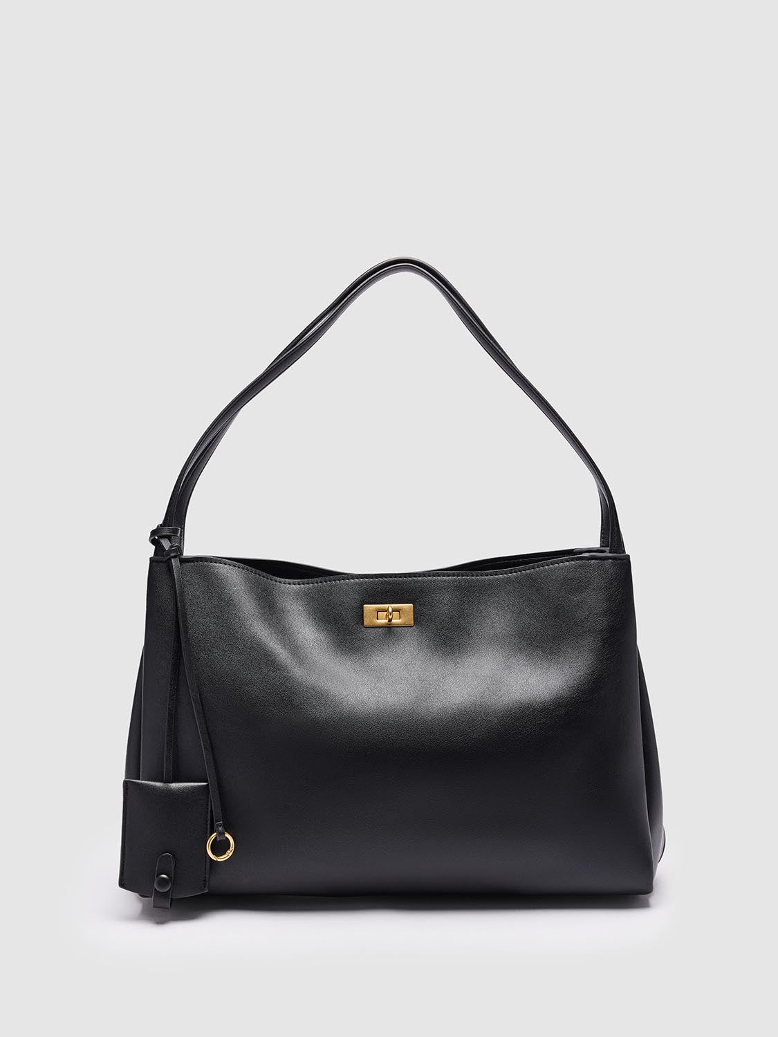 Vegan Leather Oversize Shoulder Bags