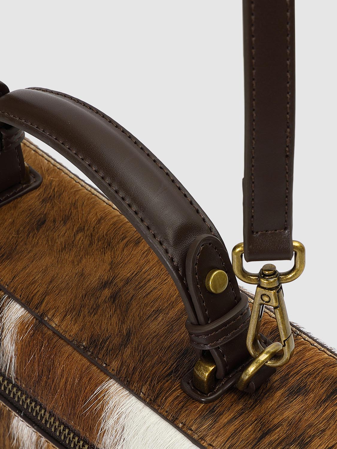 Fluffy Handle Shoulder Bags