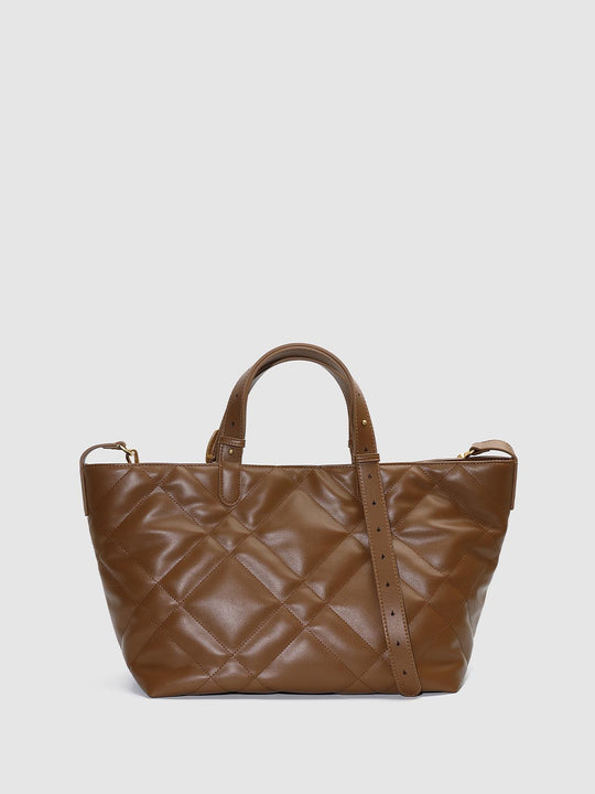 Quilted Buckled Detail Shoulder Bag