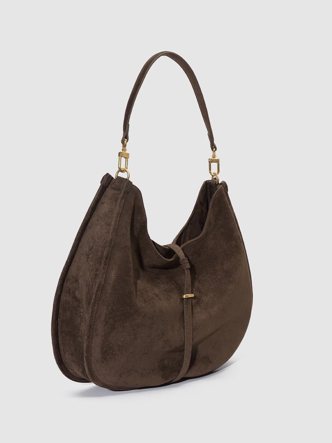 Buckle Detail Saddle Shoulder Bags