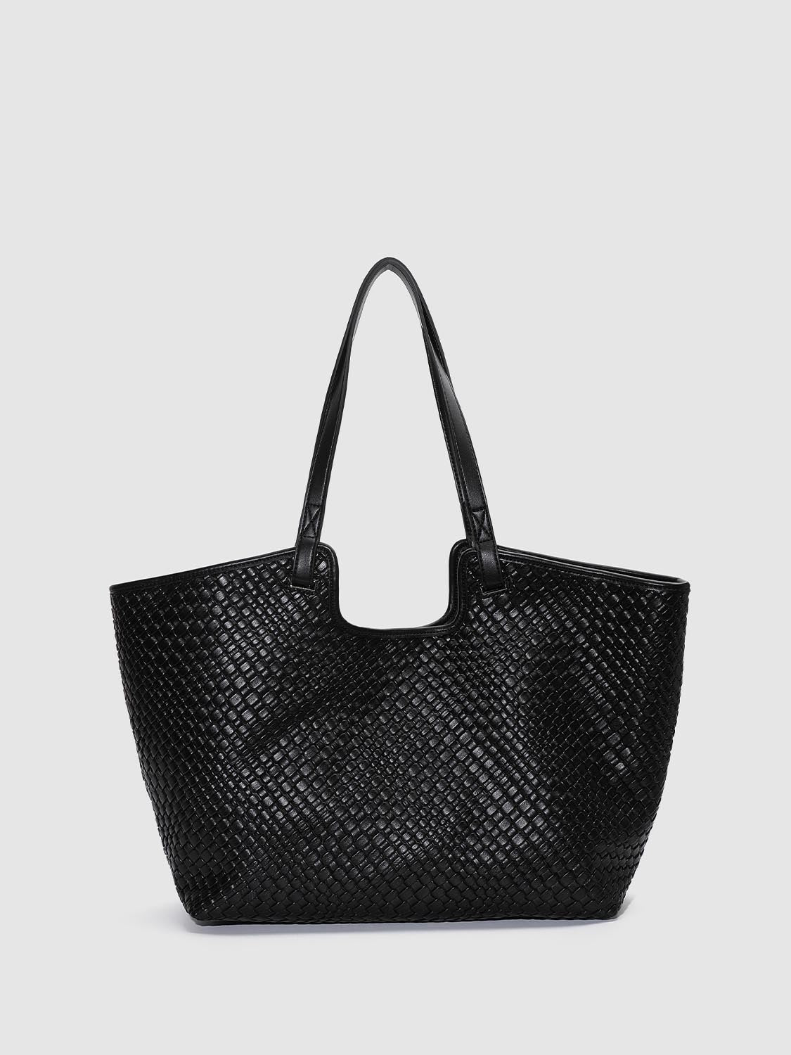 Striped Oversize Tote Shoulder Bags