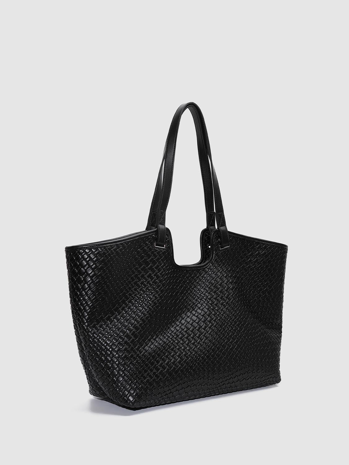 Striped Oversize Tote Shoulder Bags