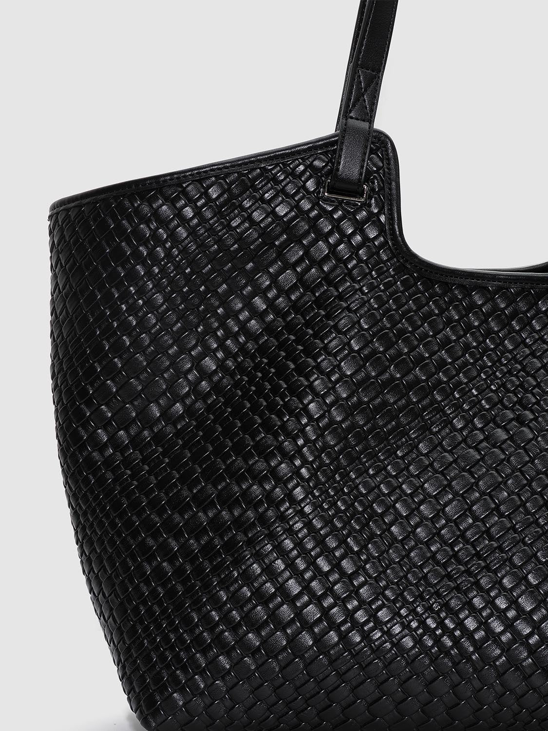 Striped Oversize Tote Shoulder Bags