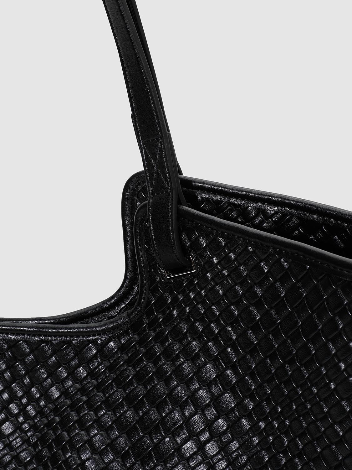 Striped Oversize Tote Shoulder Bags