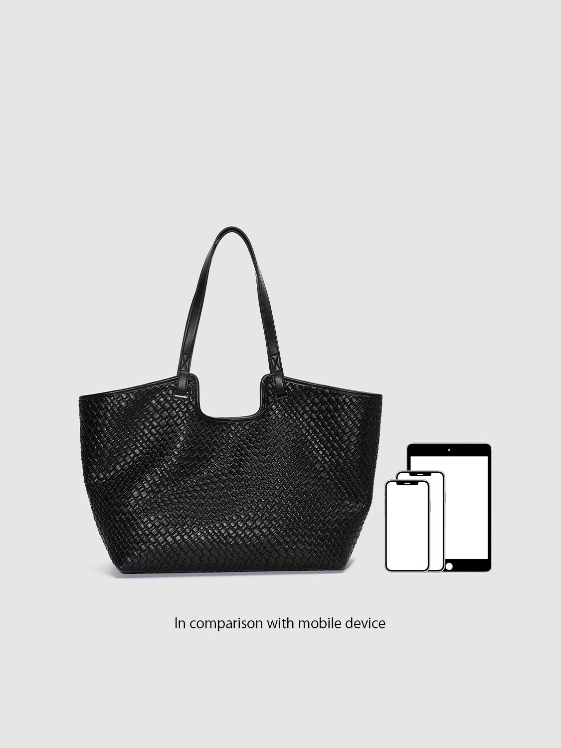 Striped Oversize Tote Shoulder Bags