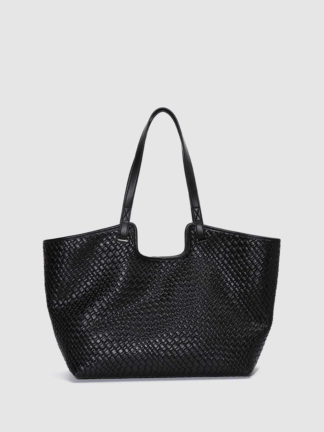 Striped Oversize Tote Shoulder Bags