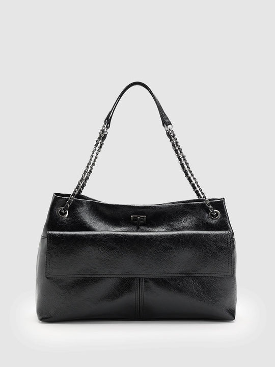 Faux Leather Shoulder Bags