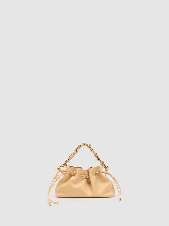Drawstring Faux Leather Shoulder Crossbody Bags