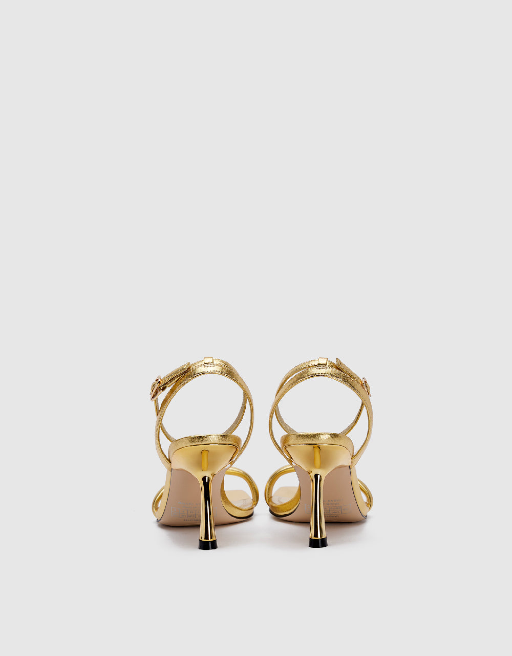 Heeled Square Toe Sandals