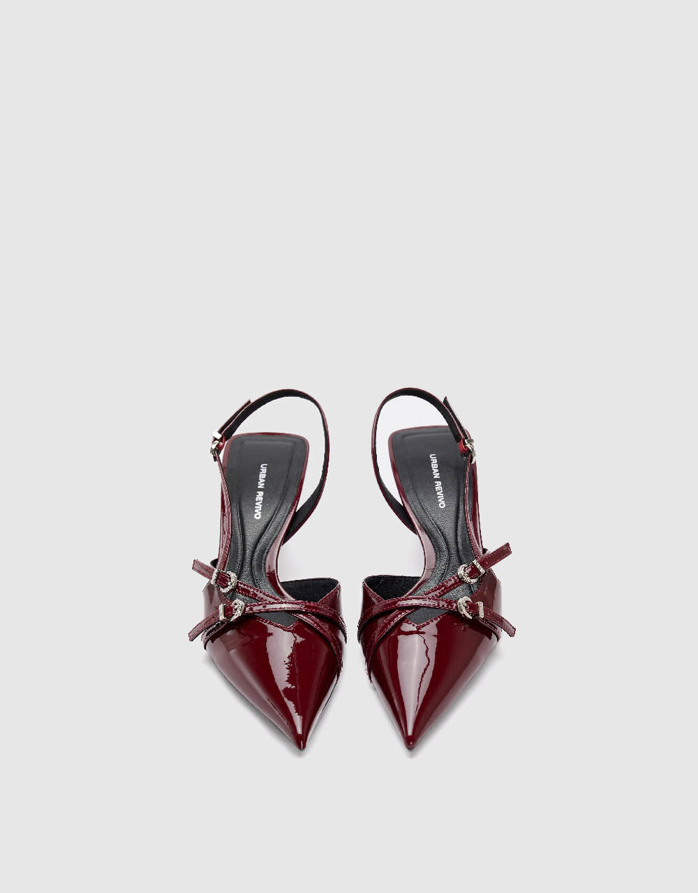 Vegan Leather Pointed Toe Slingbacks