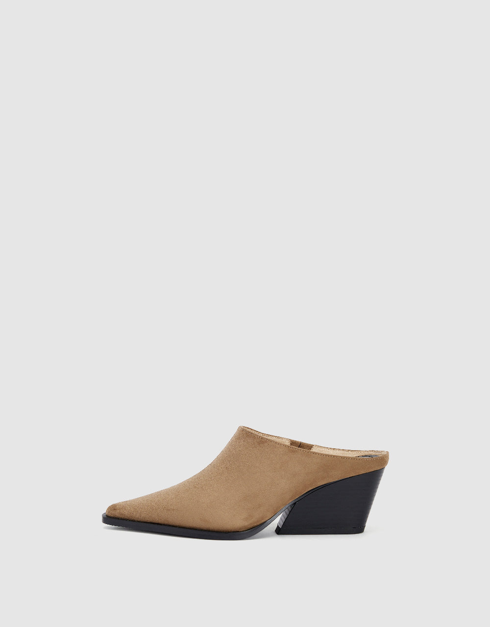 Pointed Toe Heeled Mules