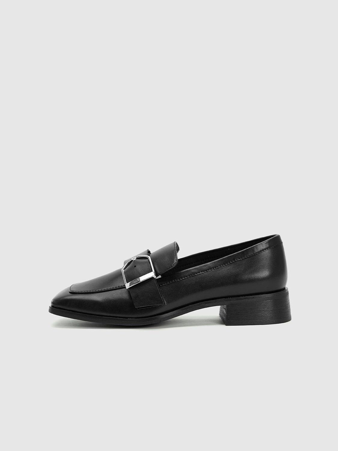 Square Toe Vegan Leather Pumps