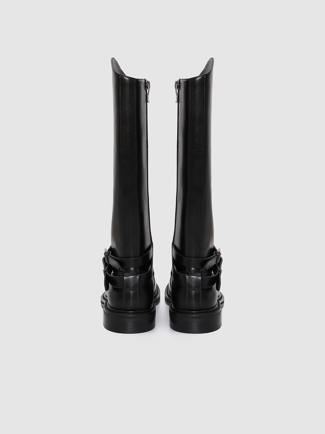 Buckle Detail Knee Boots