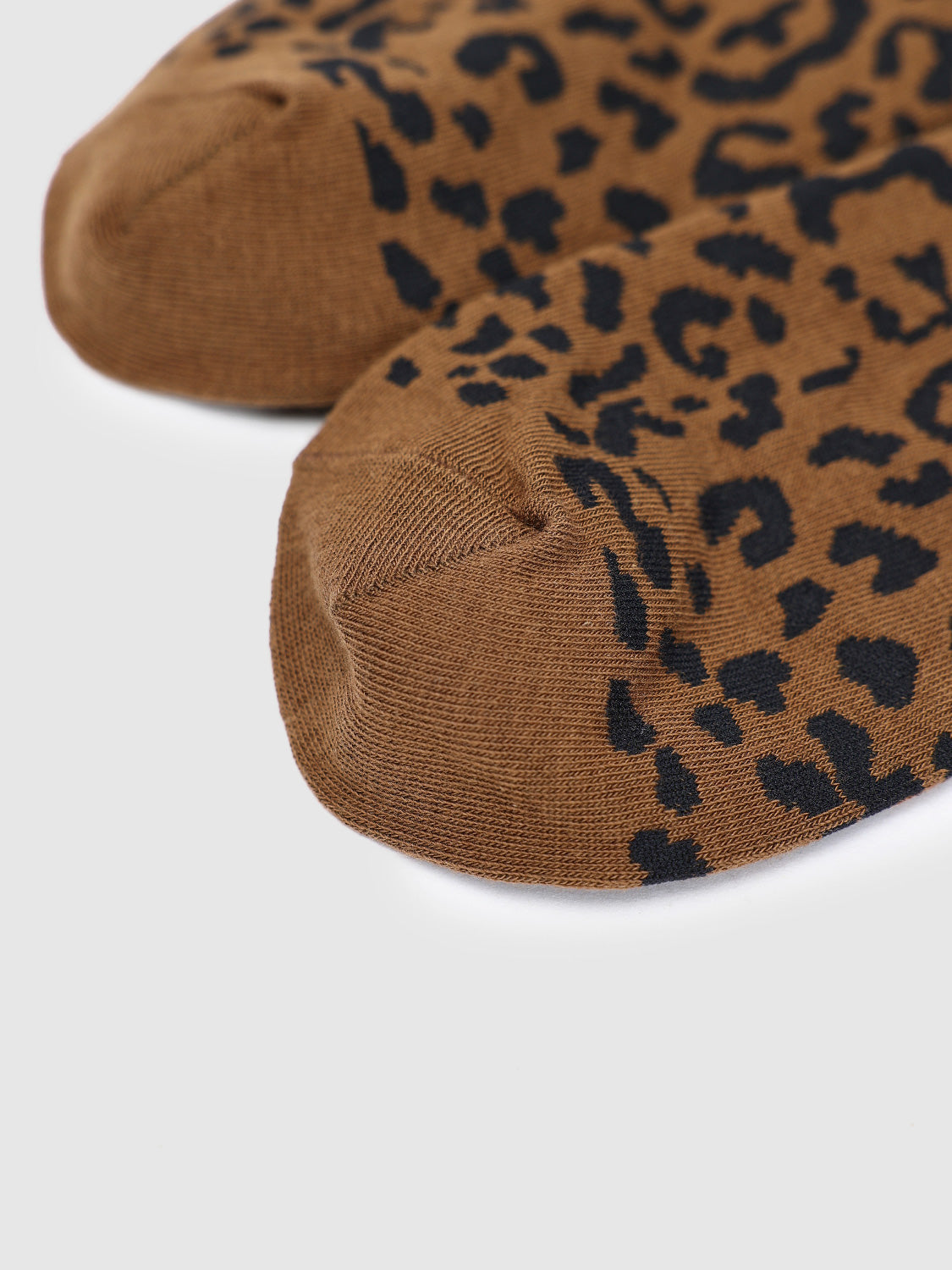 Leopard Printed Bow Décor Mid-Length Socks