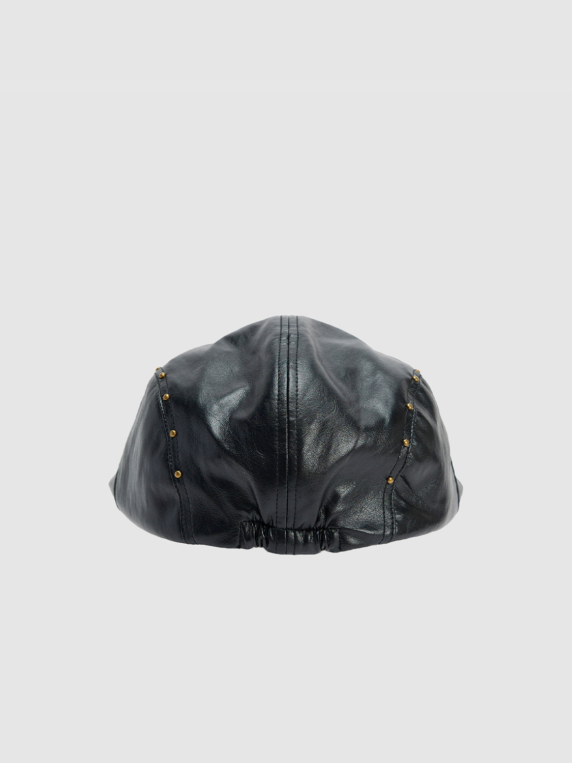 Studded Vegan Leather Berets