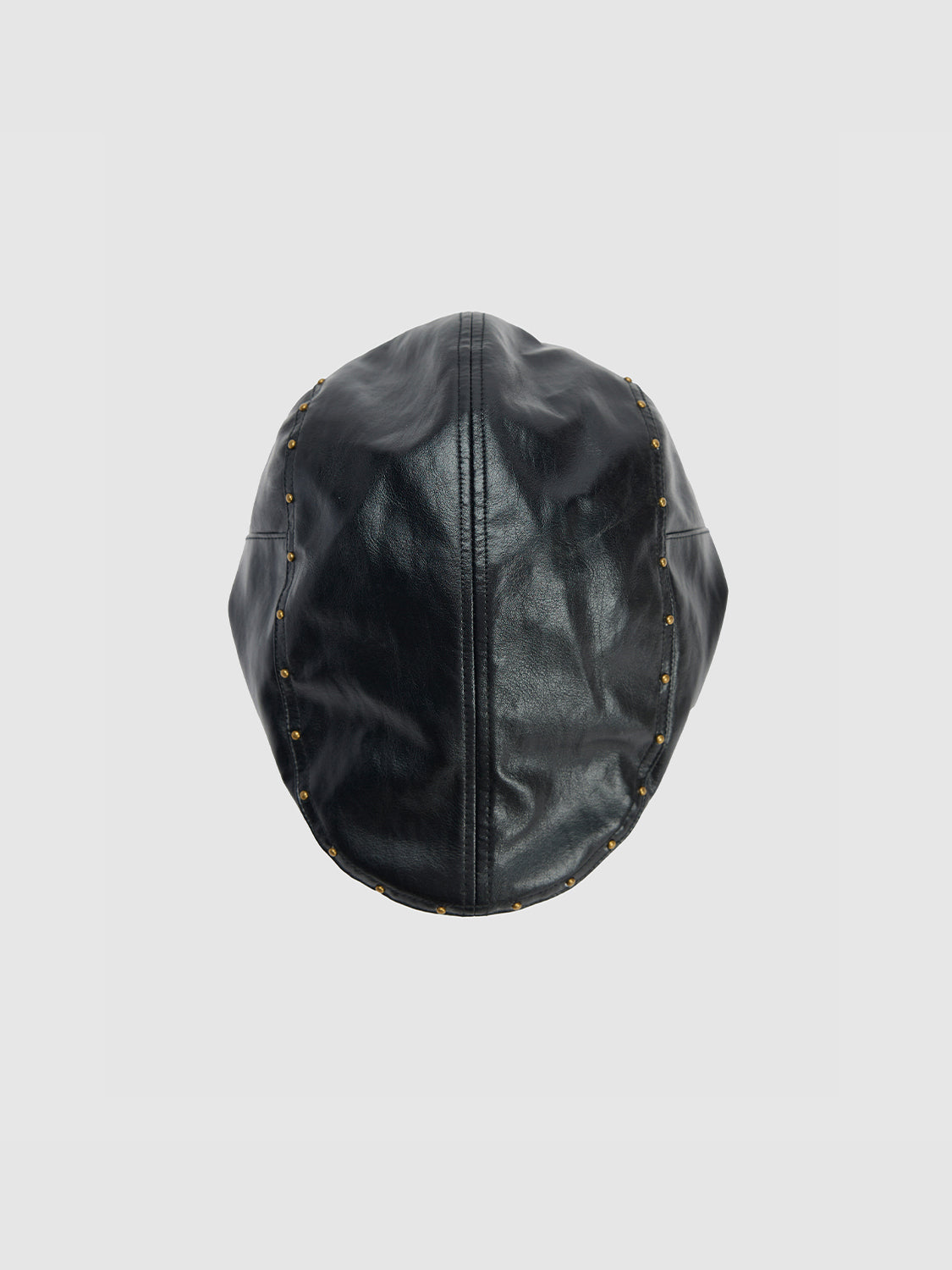 Studded Vegan Leather Berets