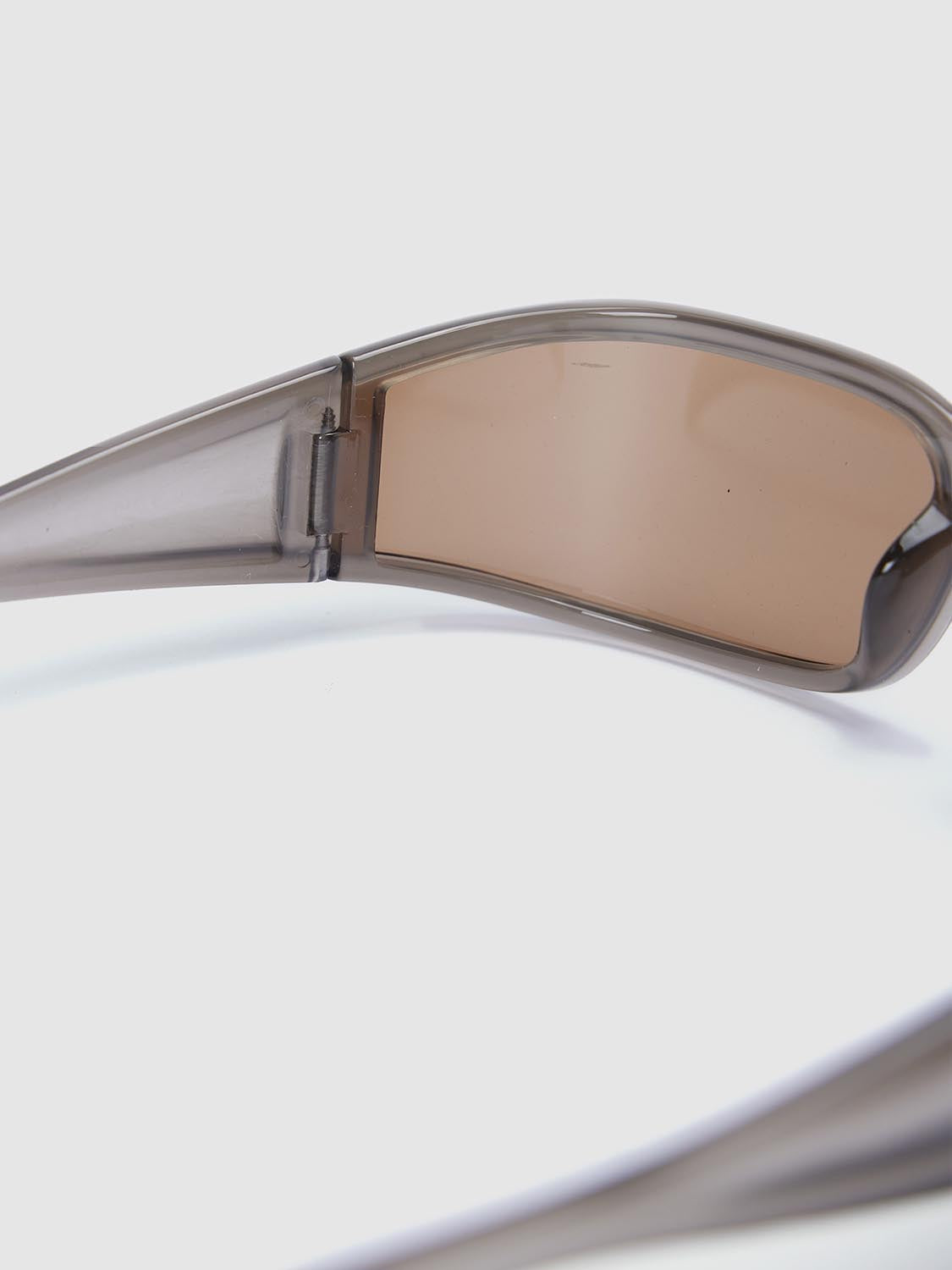 Rectangle Wrap Aviator Sunglasses