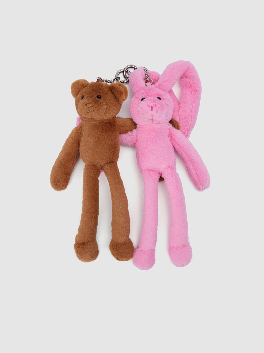 Bunny Bear Fluffy Key Charms