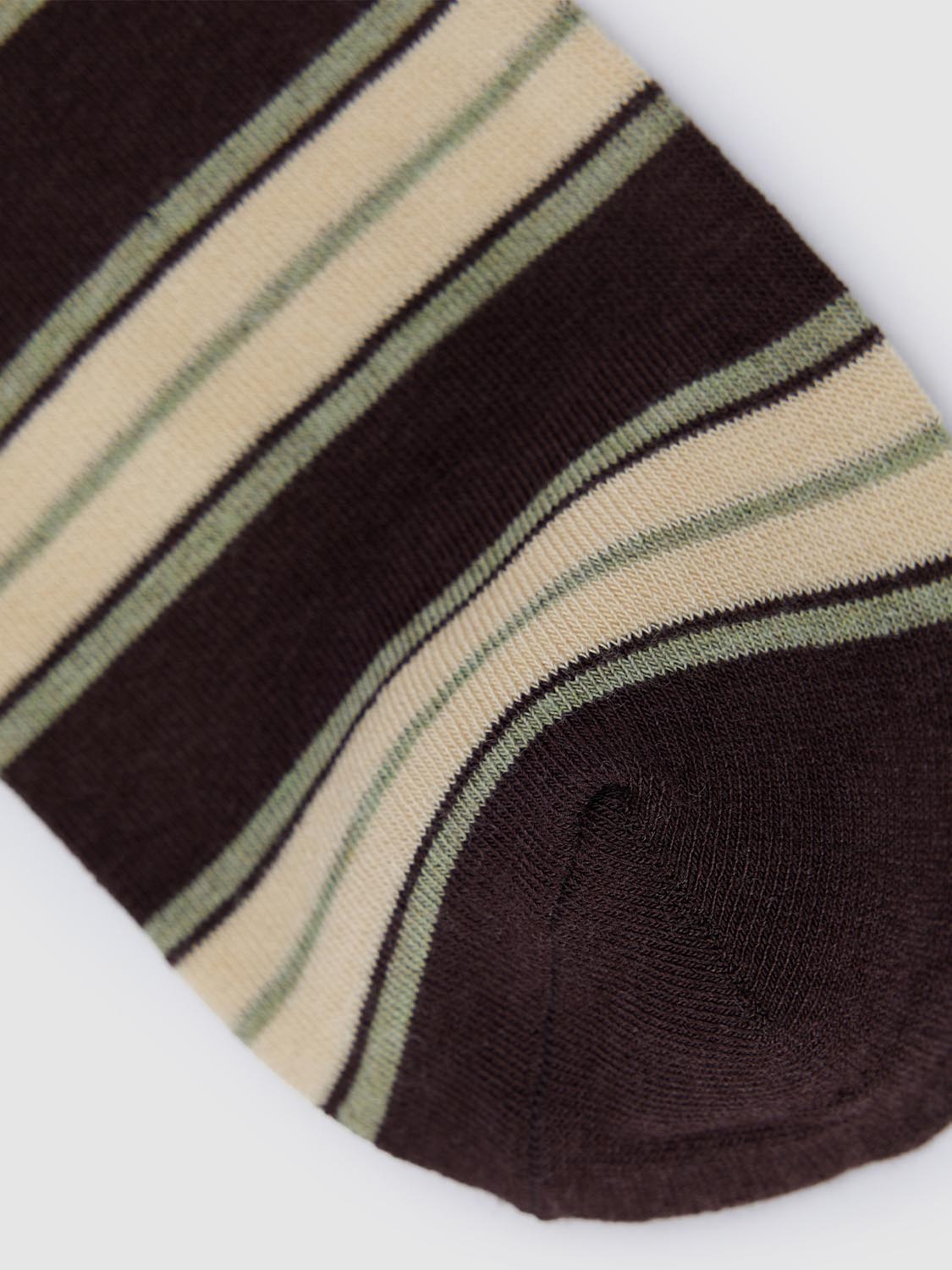 Contrast Stripped Crew Socks