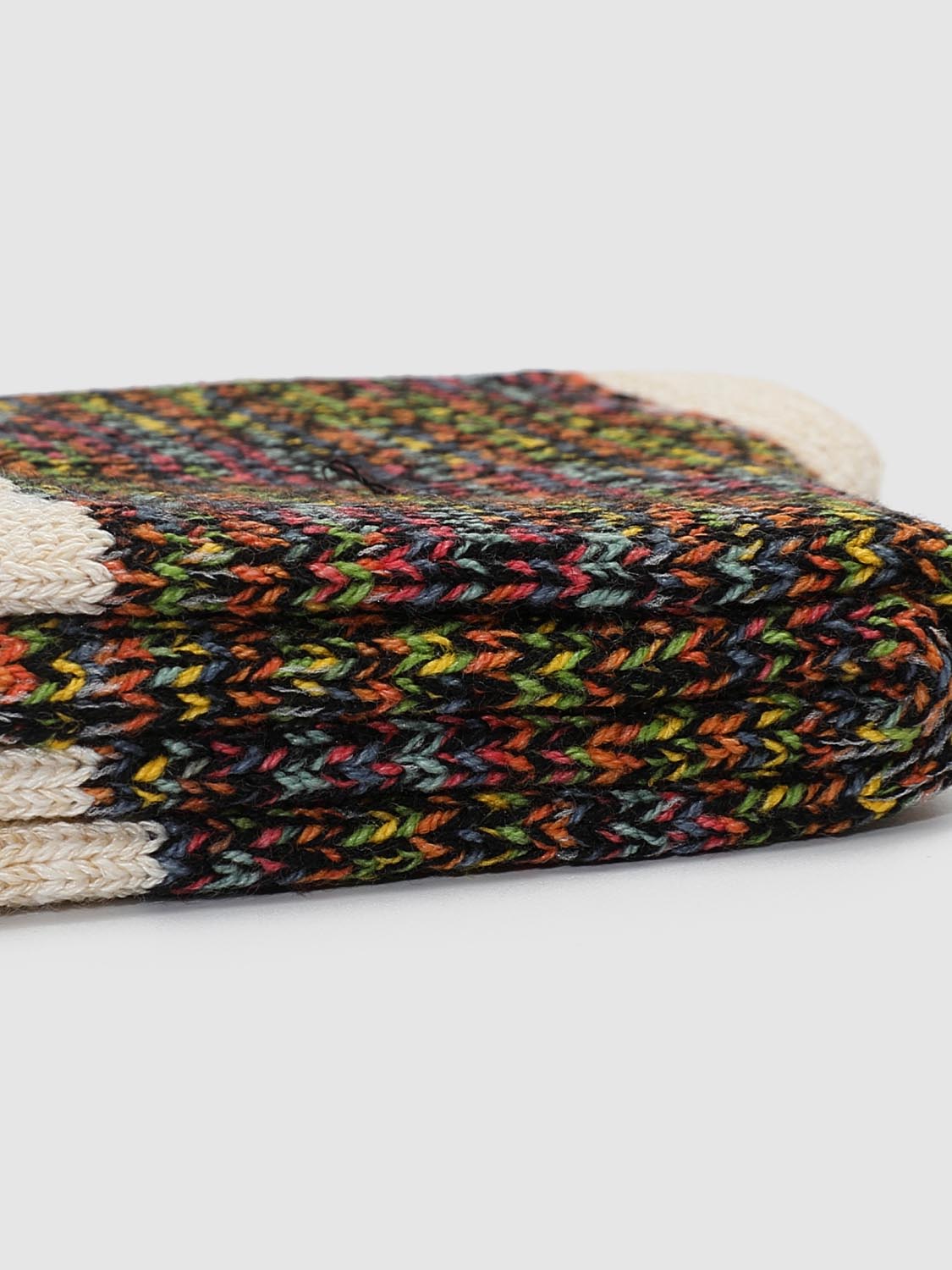 Contrast Colorblock Ribbed Socks