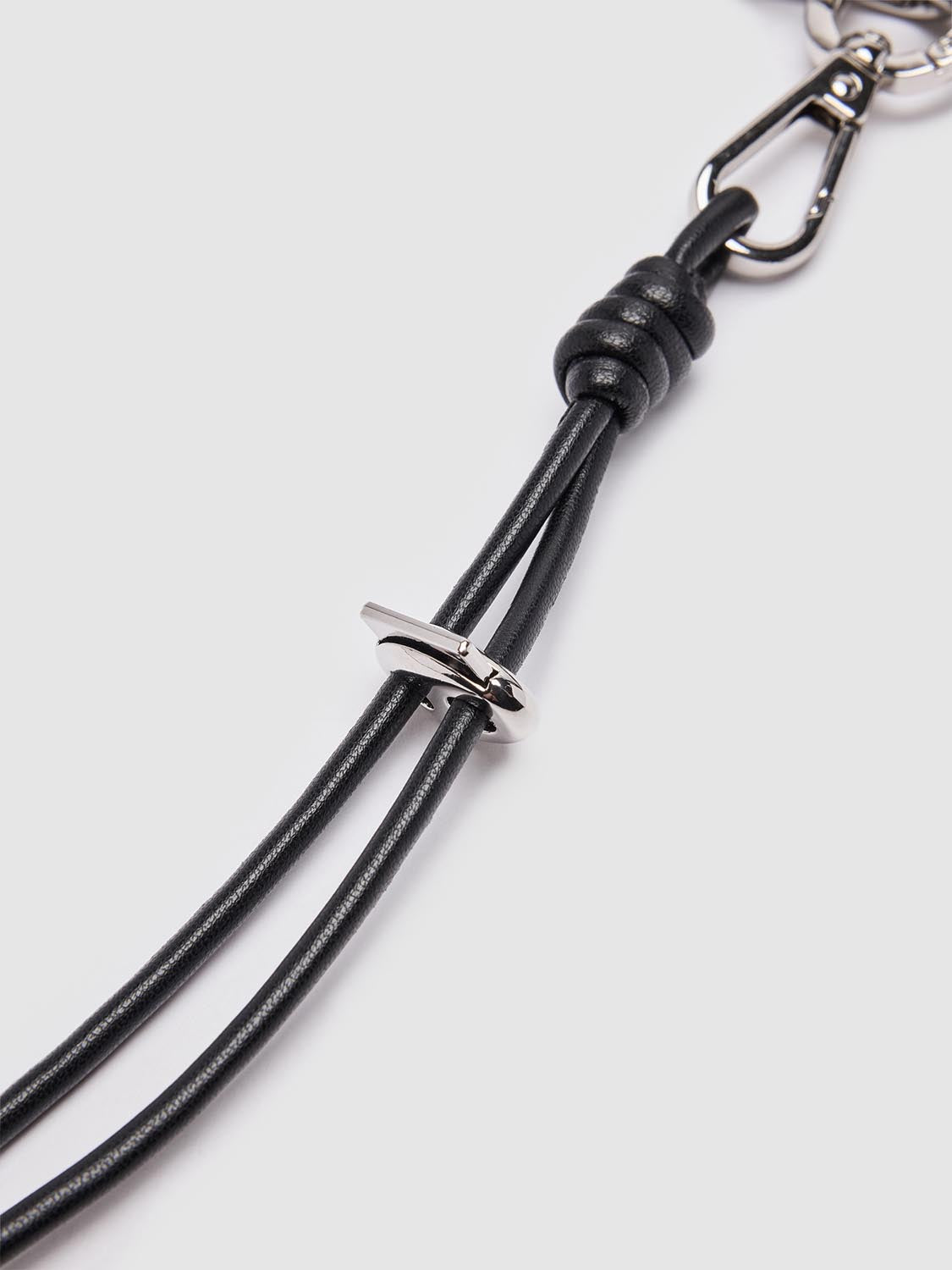 Heart Vegan Leather Key Charms