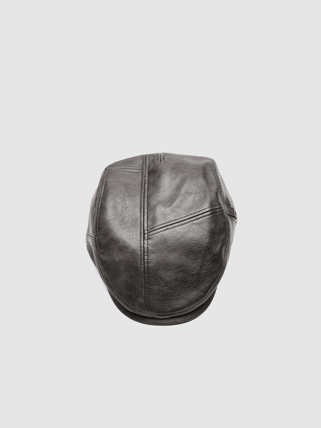 Vegan Leather Flat Cap