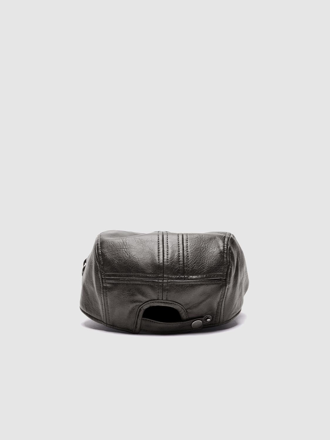 Vegan Leather Flat Cap