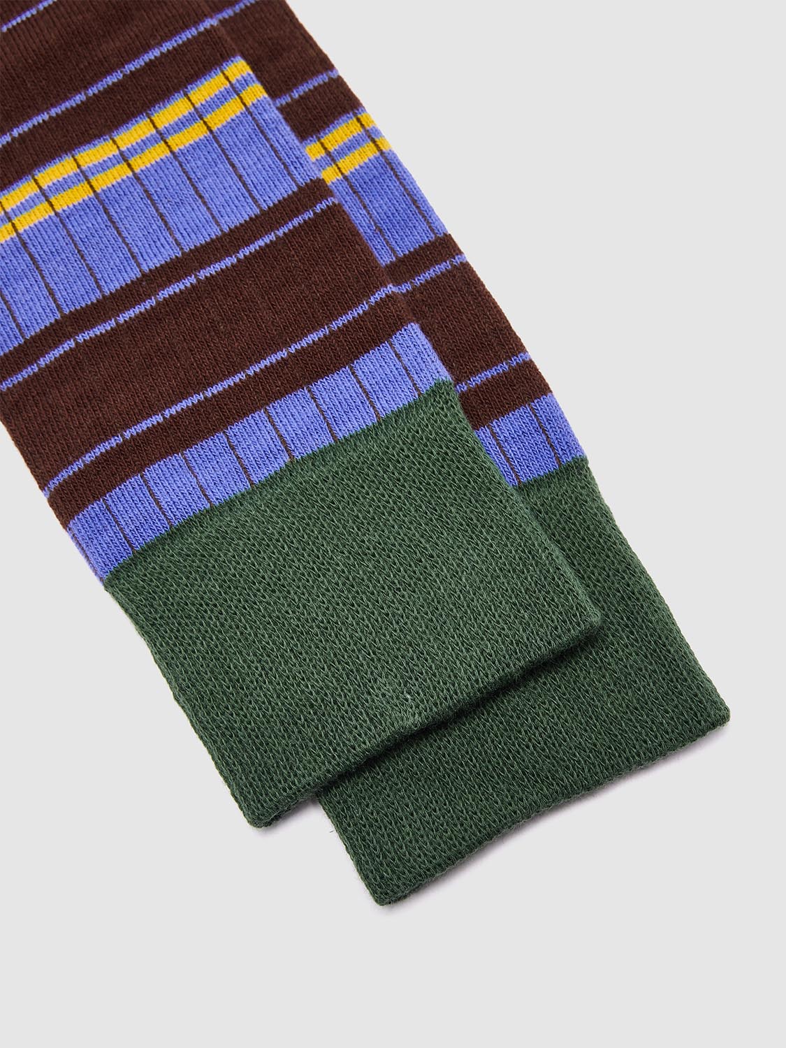 Contrast Striped Knee High Socks