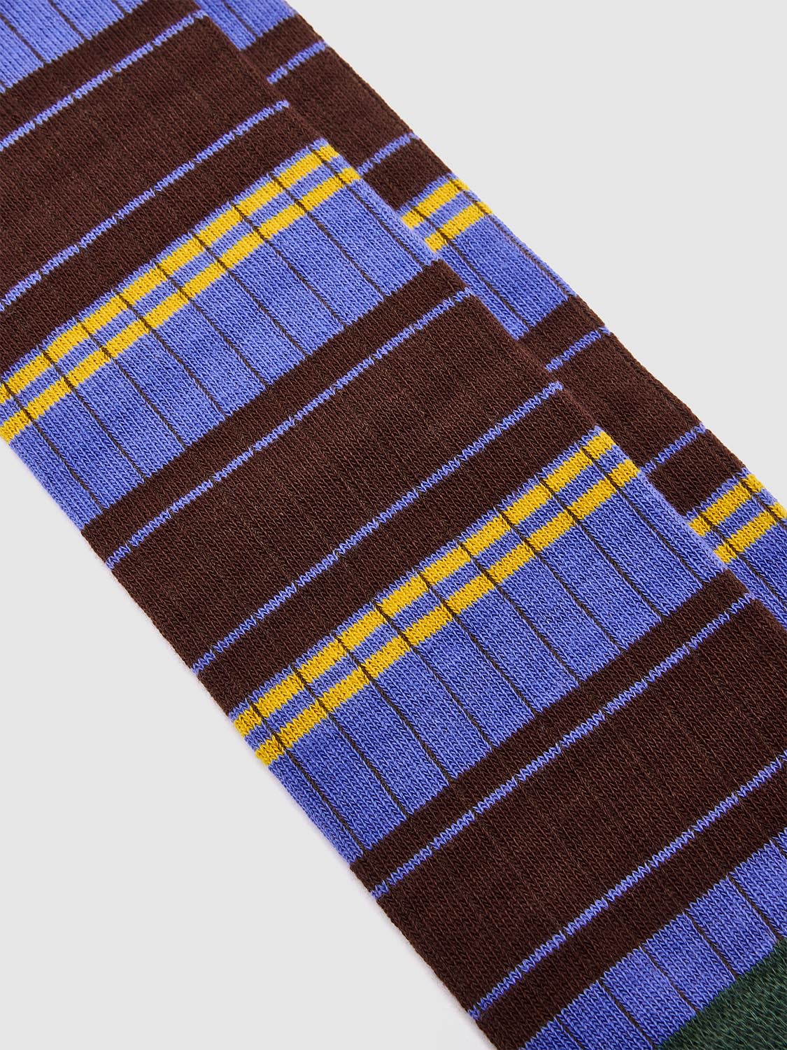 Contrast Striped Knee High Socks