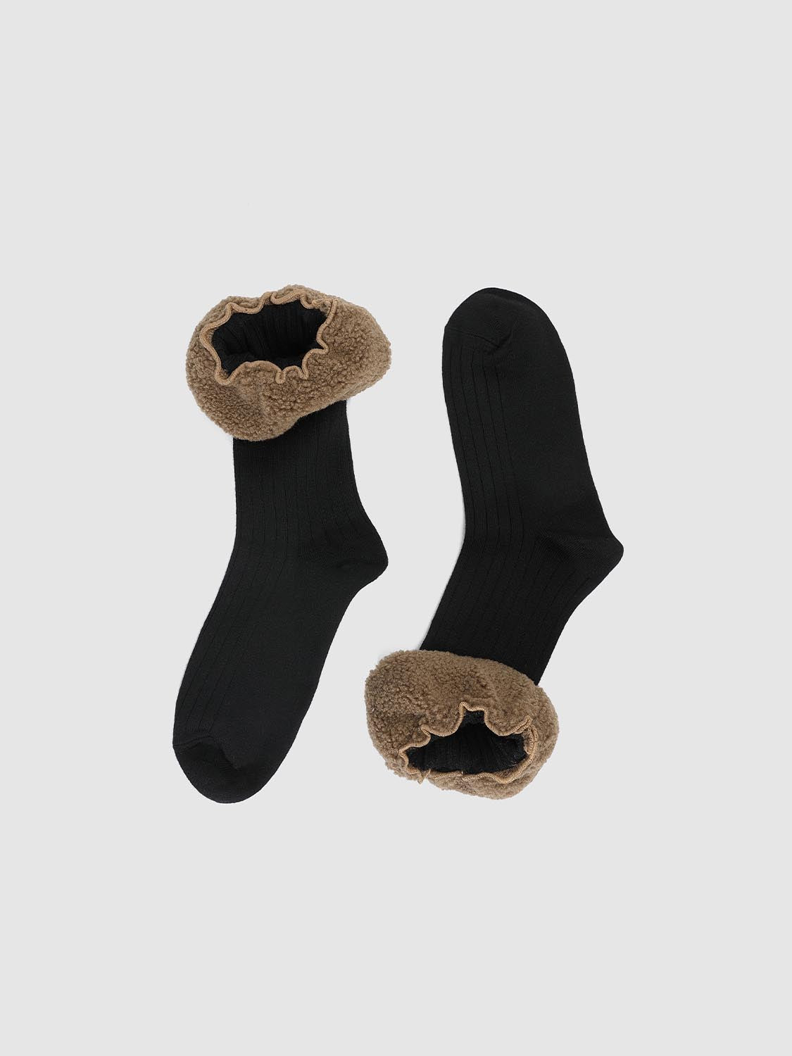 Sherpa Ribbed Socks