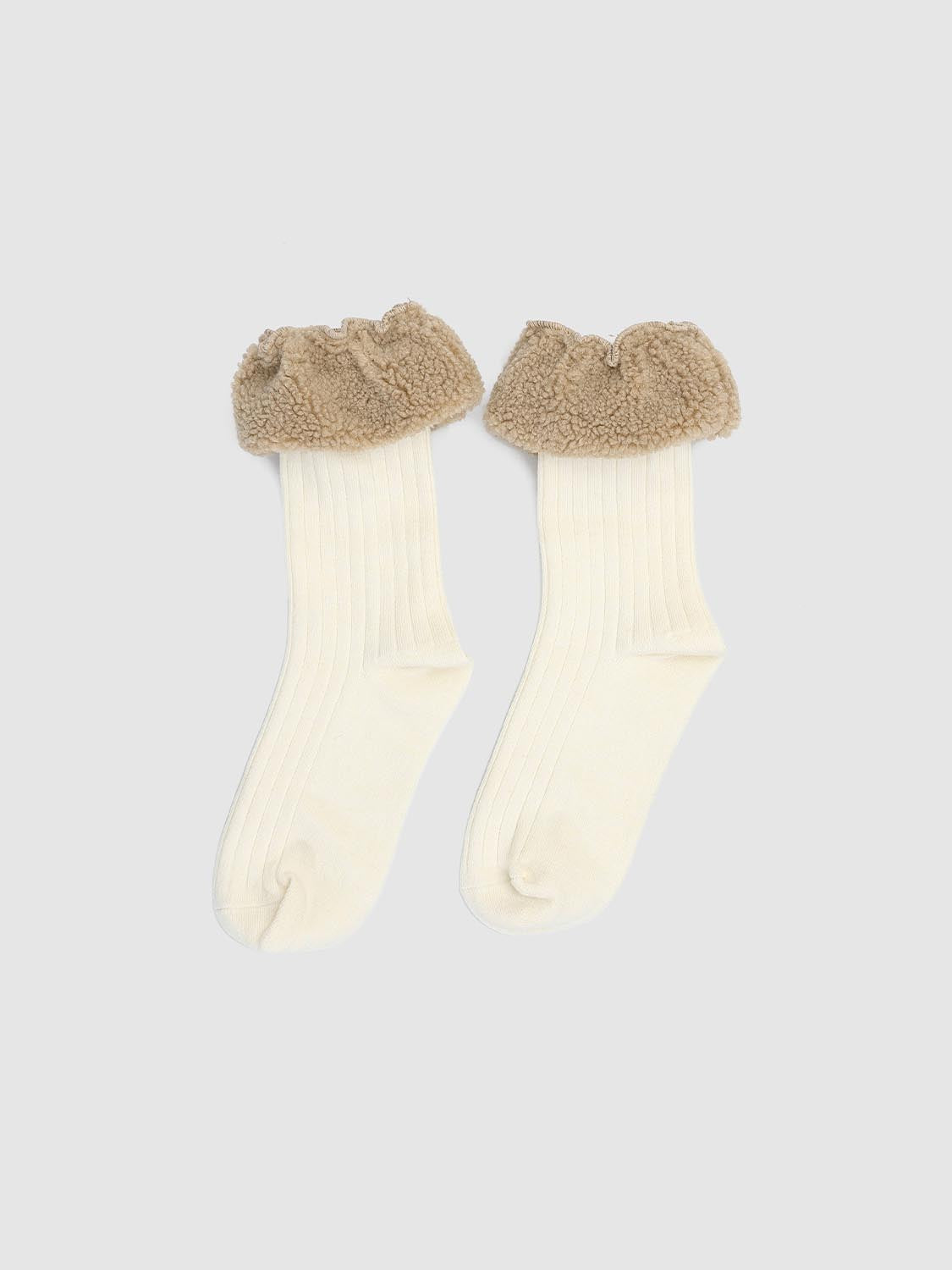 Sherpa Ribbed Socks