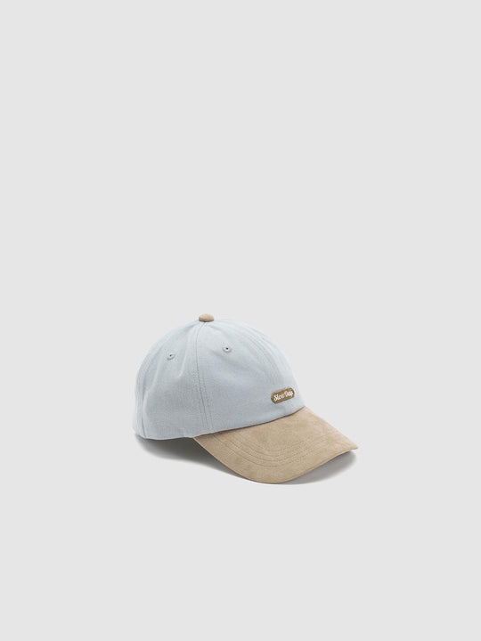 Two-Tone Contrast Embroidered Cotton Baseball Cap