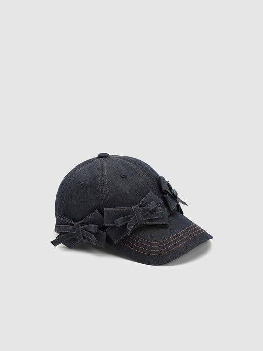 Bow Embellished Baseball Cap