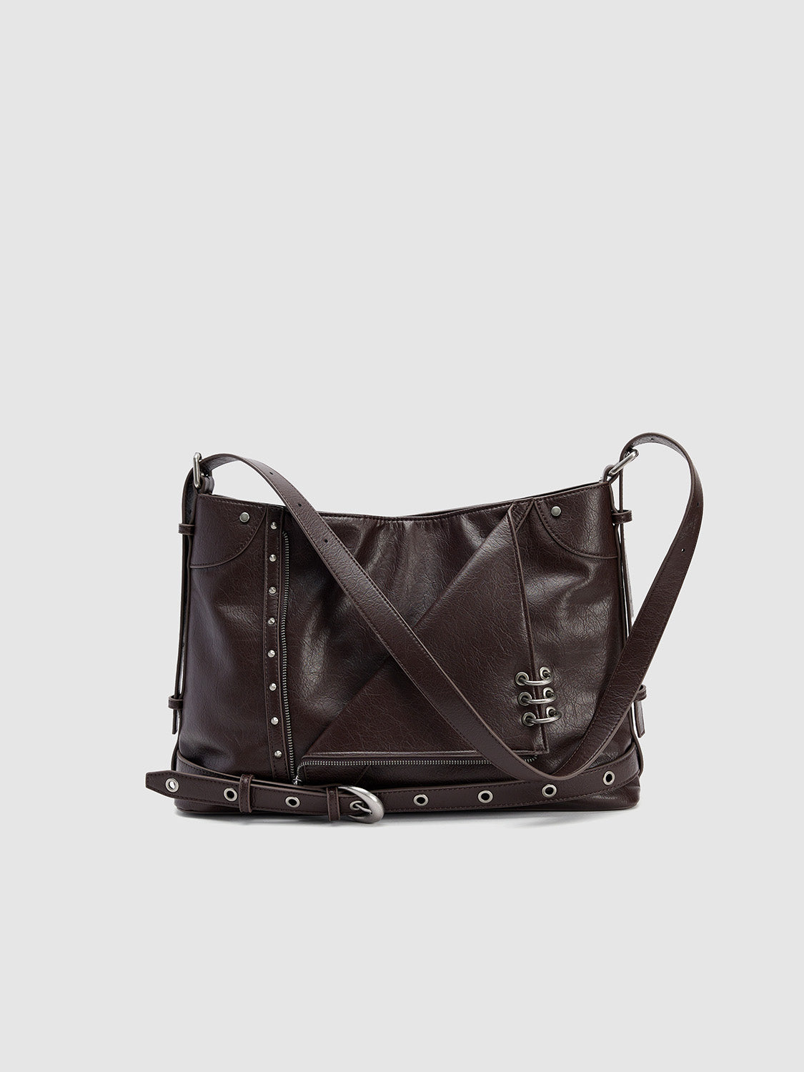 Vegan Leather Large Shoulder Bags