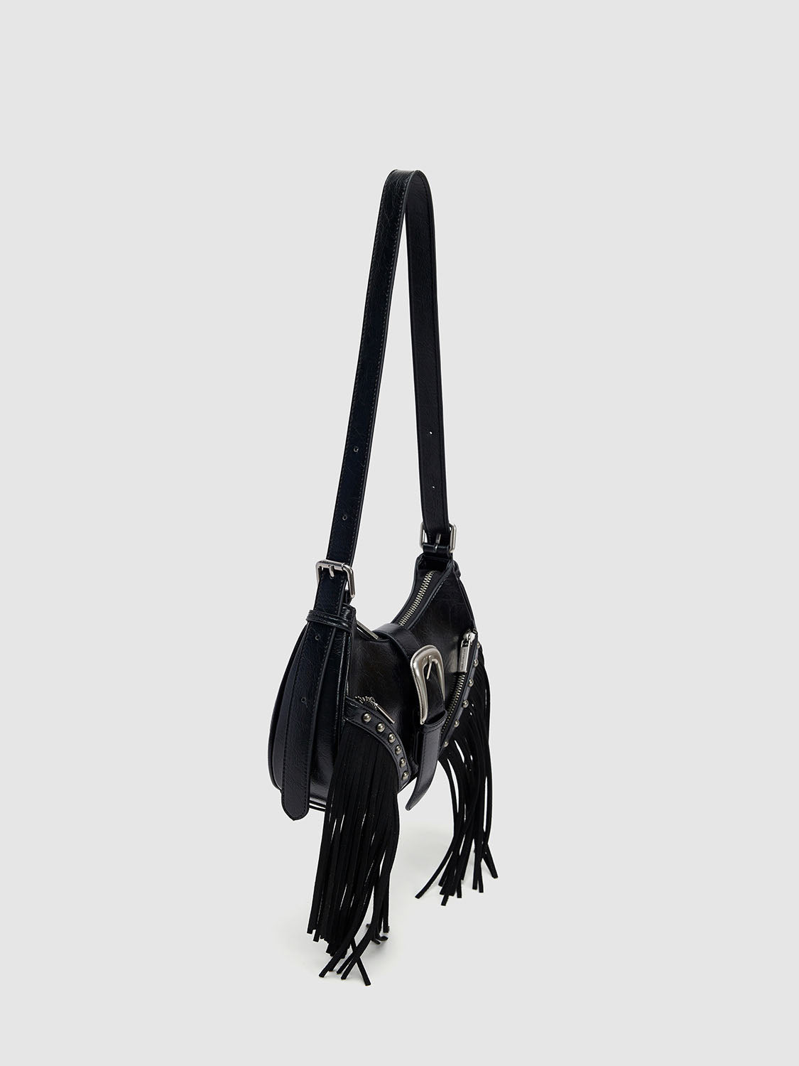 Tassel Decor Shoulder Bags