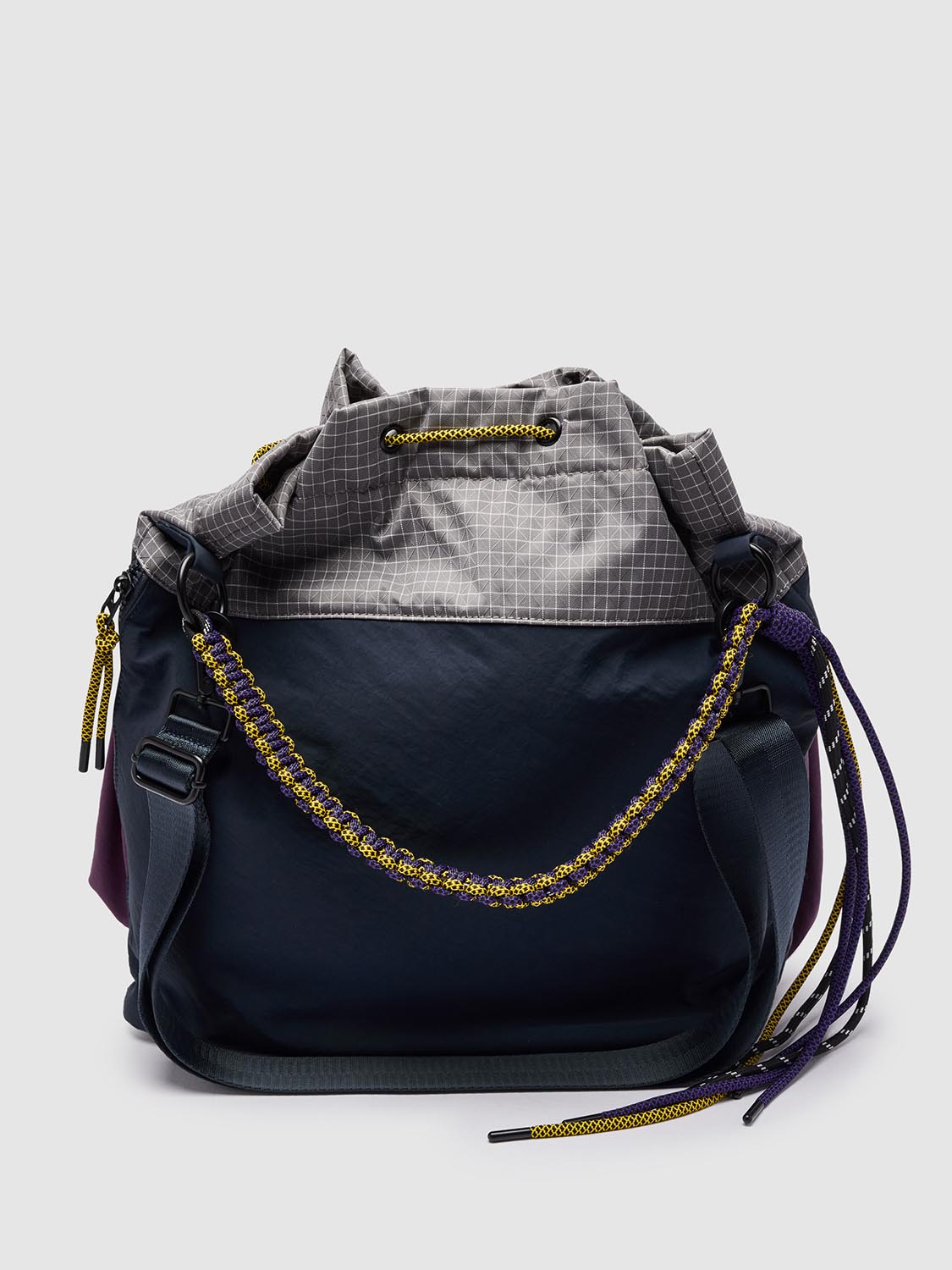 Colorblock Drawstring Shoulder Bags