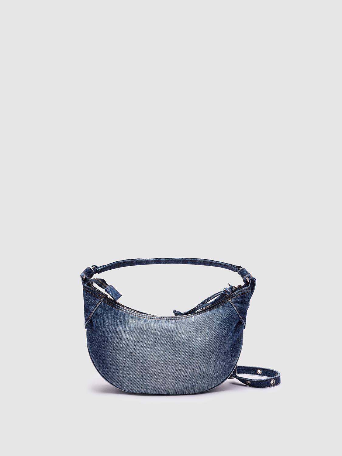 Denim Crescent Crossbody Shoulder Bags