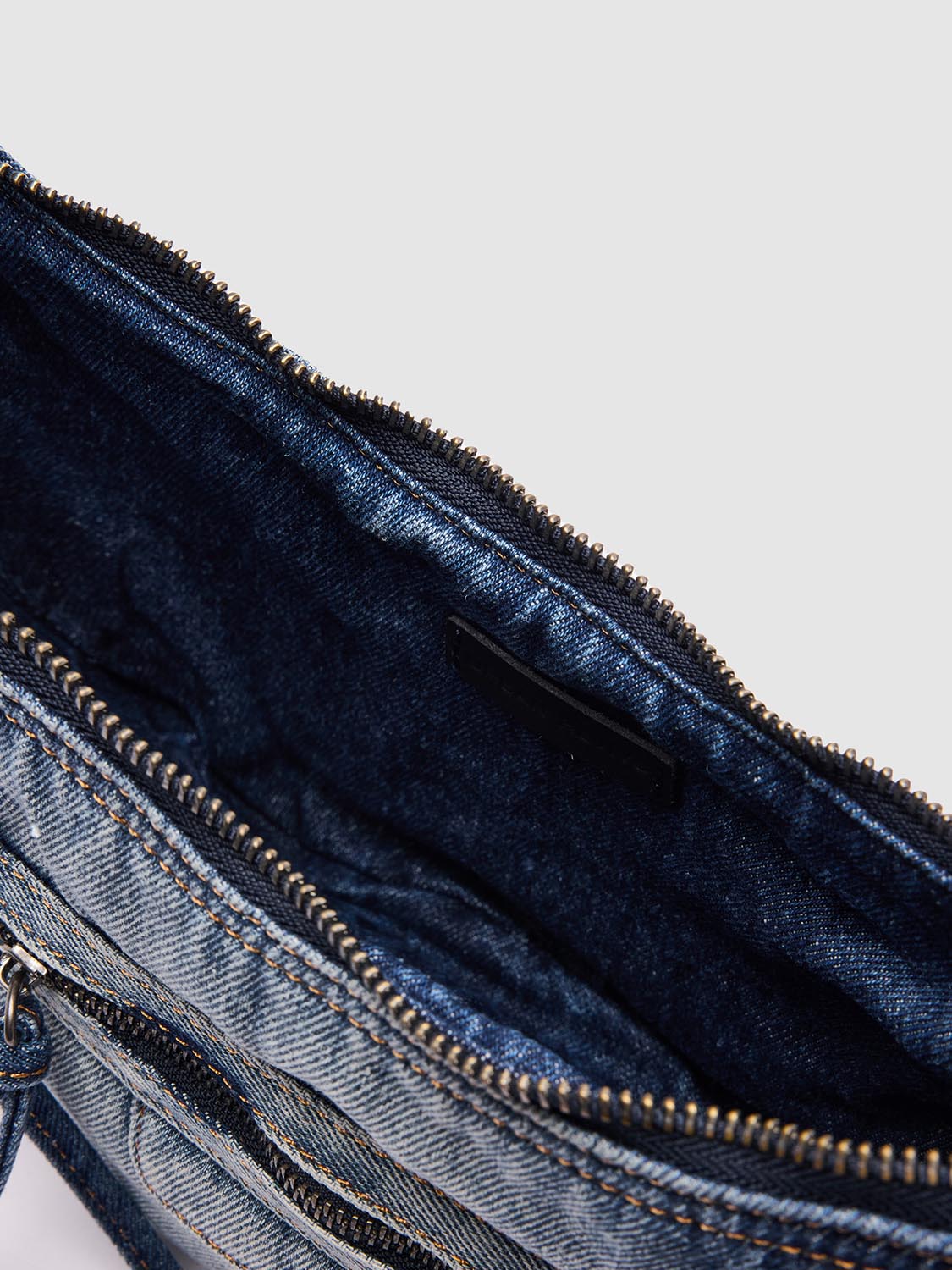 Denim Crescent Crossbody Shoulder Bags