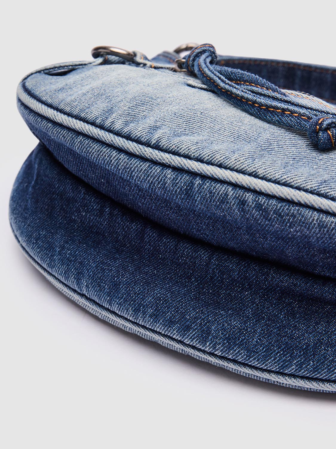 Denim Crescent Crossbody Shoulder Bags