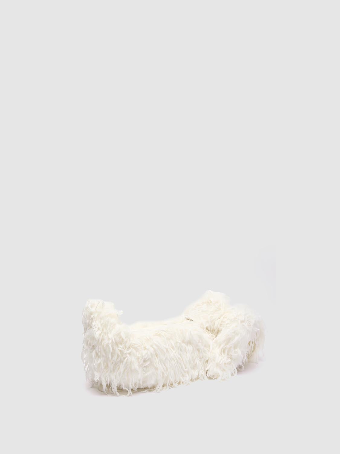 Fluffy Crescent Crossbody Bags