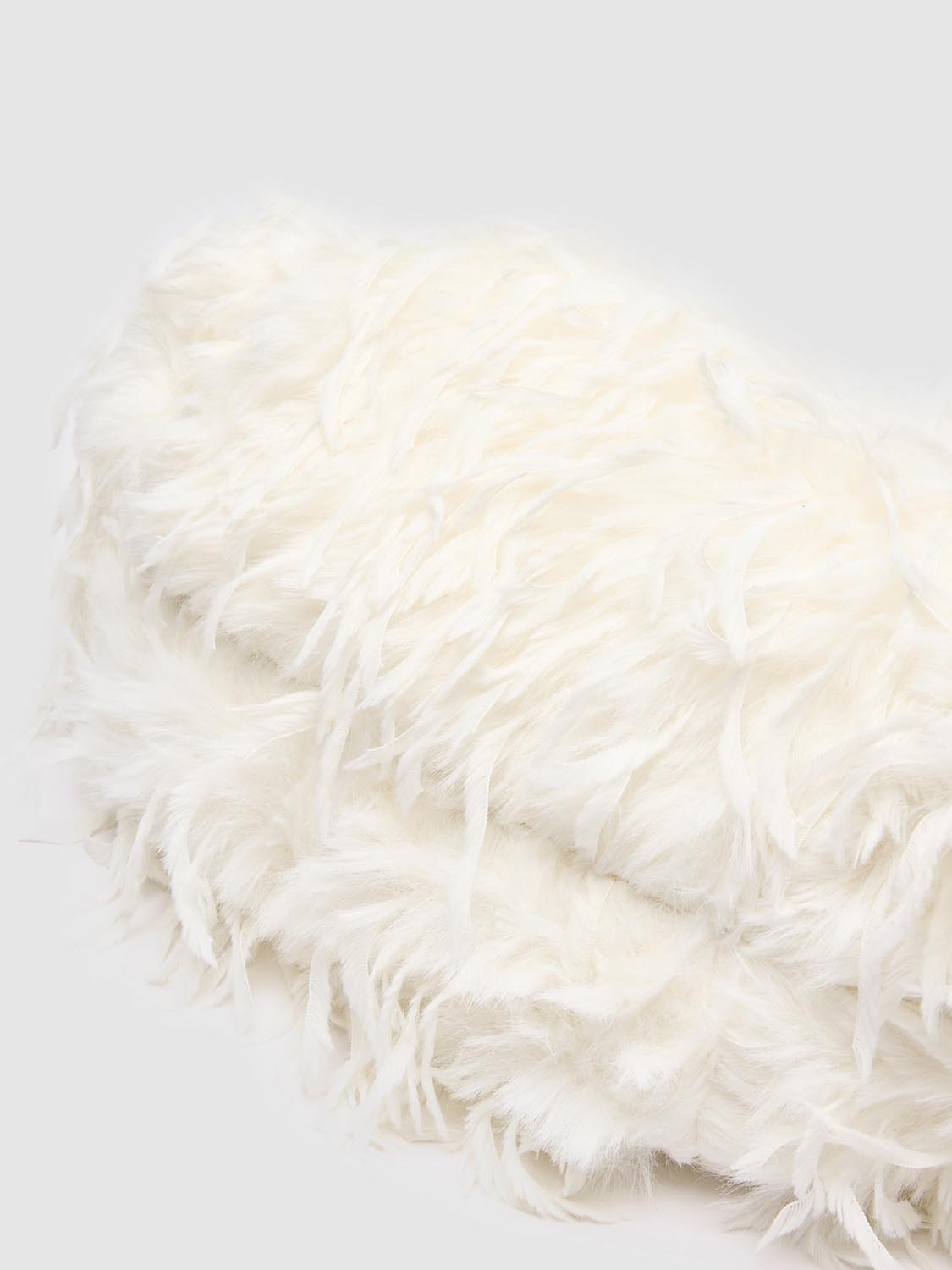 Fluffy Crescent Crossbody Bags