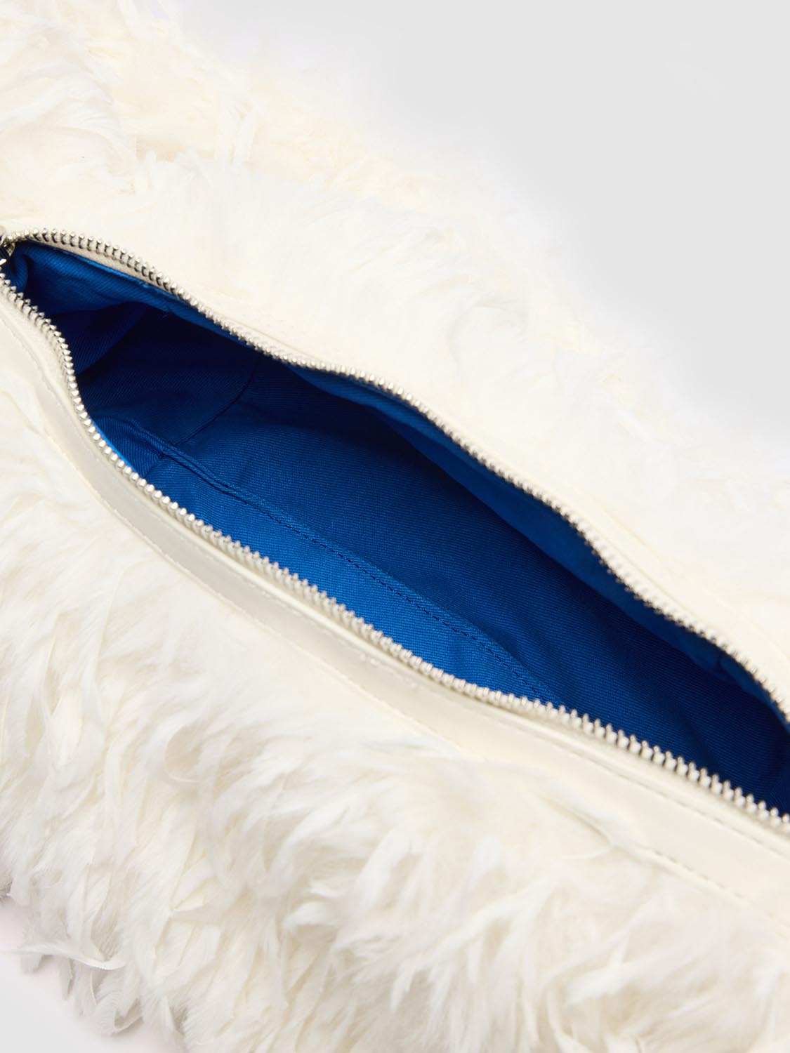 Fluffy Crescent Crossbody Bags