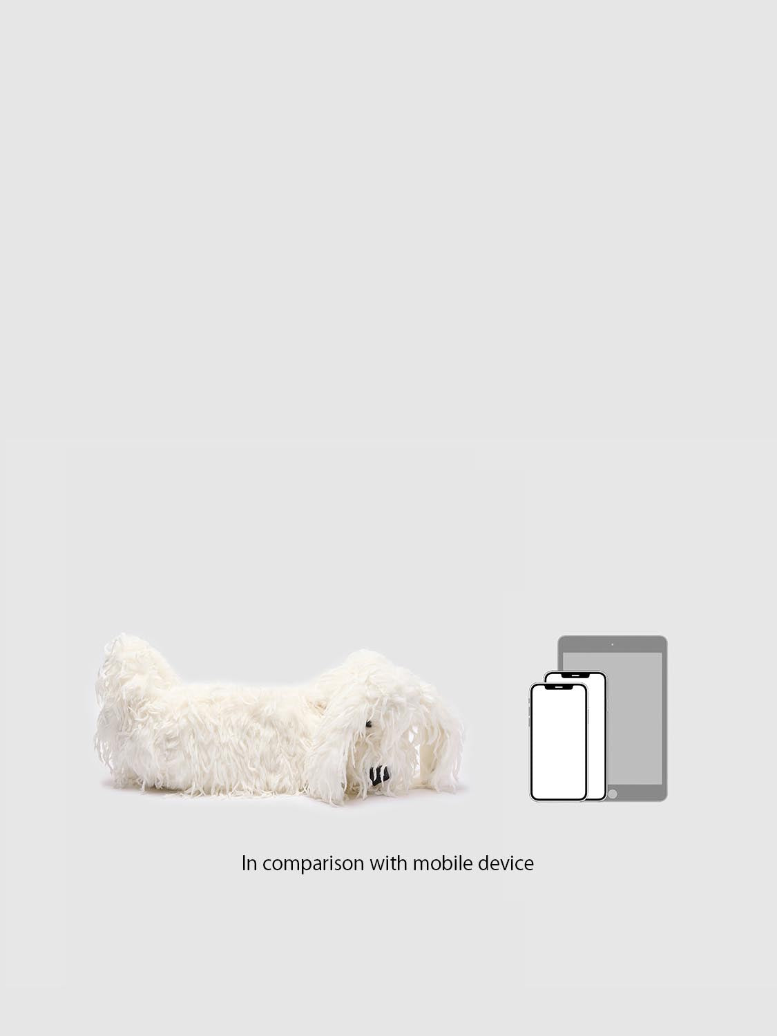 Fluffy Crescent Crossbody Bags