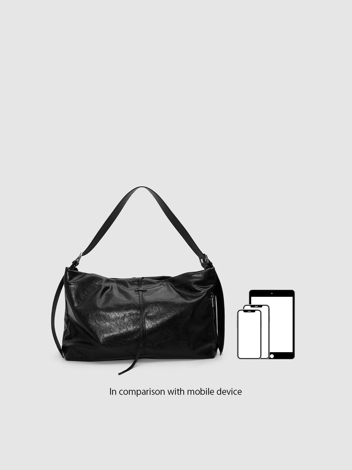 Vegan Leather Oversize Shoulder Bags