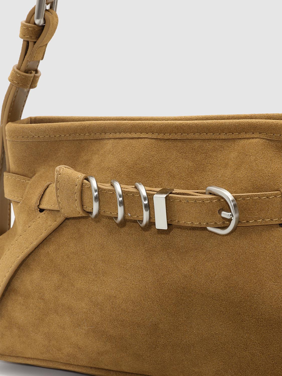 Buckle Detail Shoulder Bags
