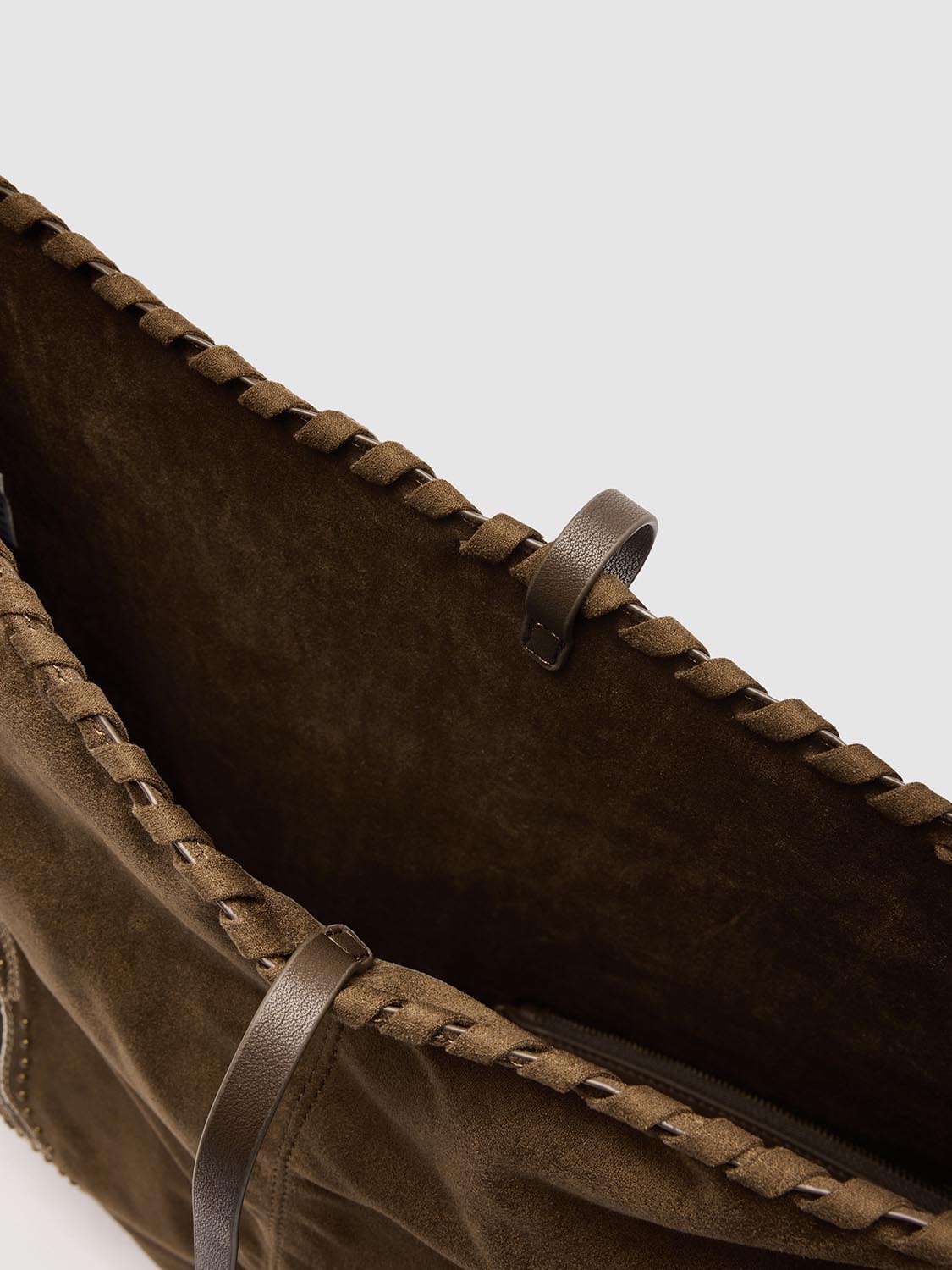 Oversize Embroidered Studded Shoulder Bags