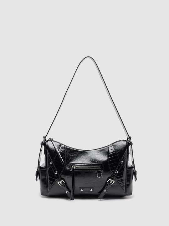 Faux Leather Shoulder Bags