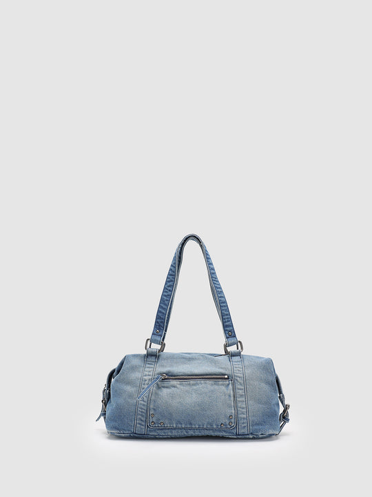 Washed Denim Large-Capacity Shoulder Bags