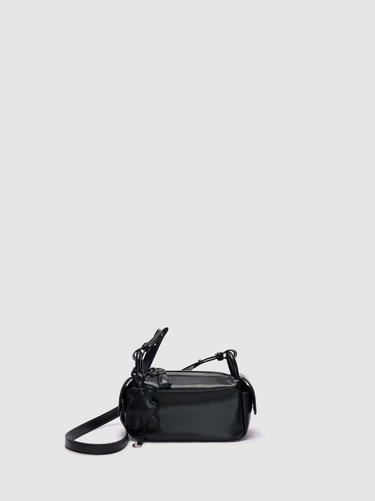 Top Handle Artificial Leather Crossbody Bag