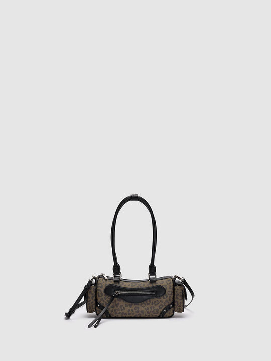 Leopard print Print Shoulder Bag With Crossbody Strap